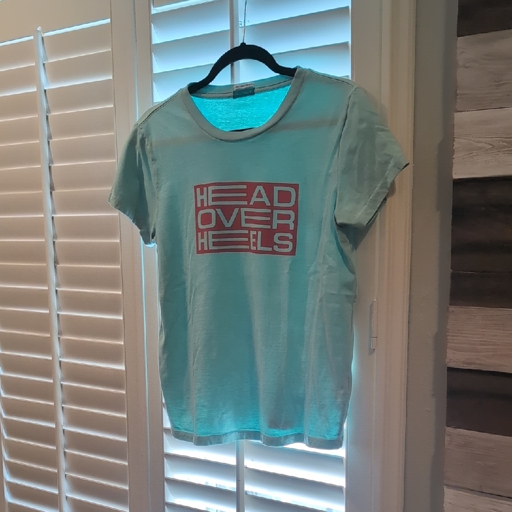 MOTHER Head Over Heels Tee - Light Blue